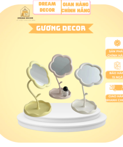 Gương decor để bàn trang điểm hình hoa Dreamdecor